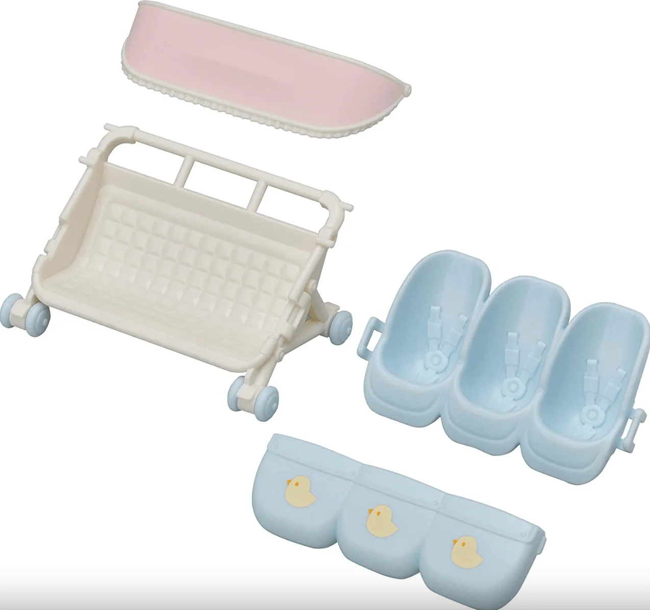 Sylvanian Families - Triplets Stroller 5533 - Image 3
