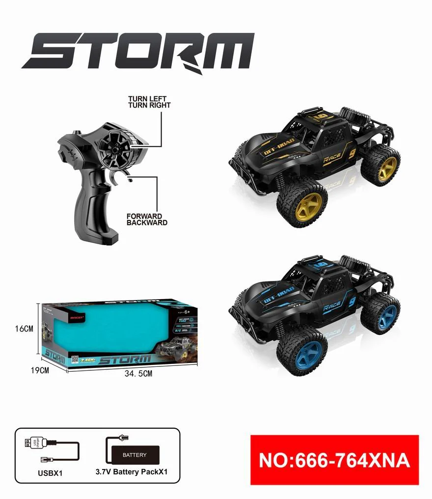 Syrcar Storm Max Power Racing RC Car 1:12 Scale Asstd. 666-872A