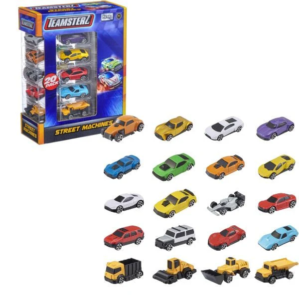 Teamsterz Street Machines Die-Cast 20-Pack HTI-1400010 - Image 4