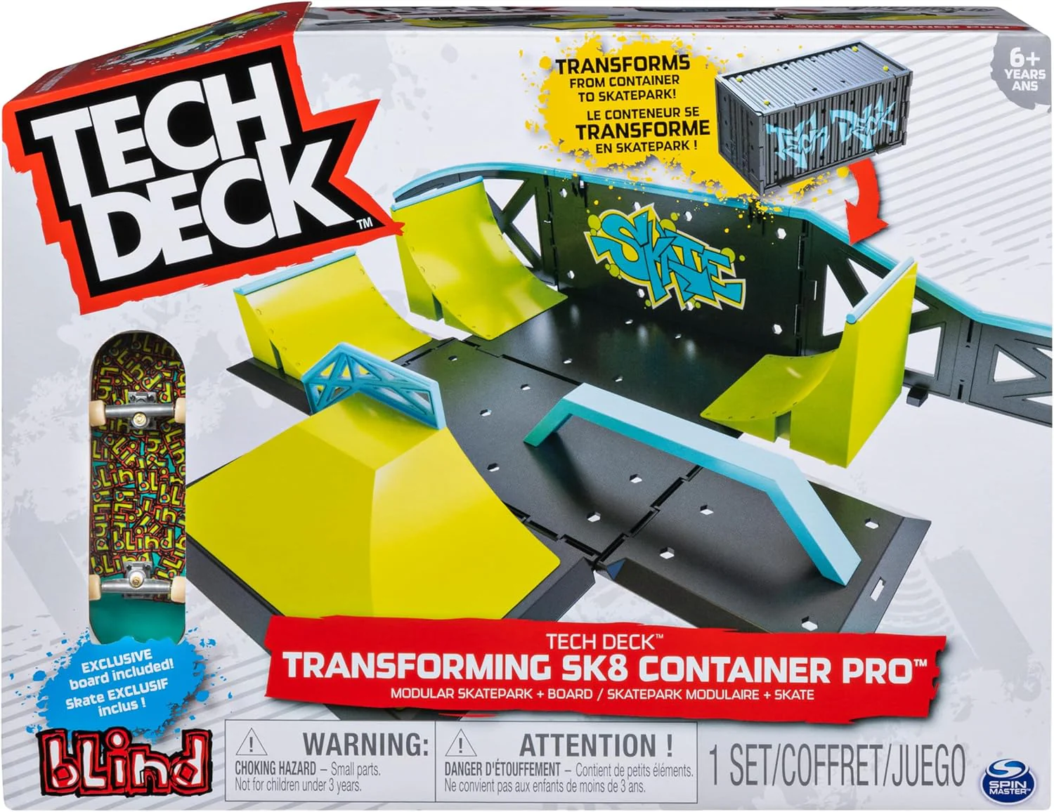 Tech Deck Fingerboard SK8 Transforming Container 6035885 - Image 3