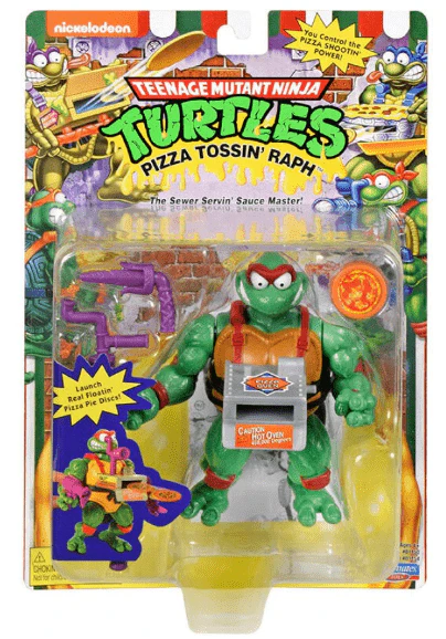 Teenage Mutant Ninja Turtles Classic Pizza Tossin' Action Figure - Raphael 5inch 81154/81150
