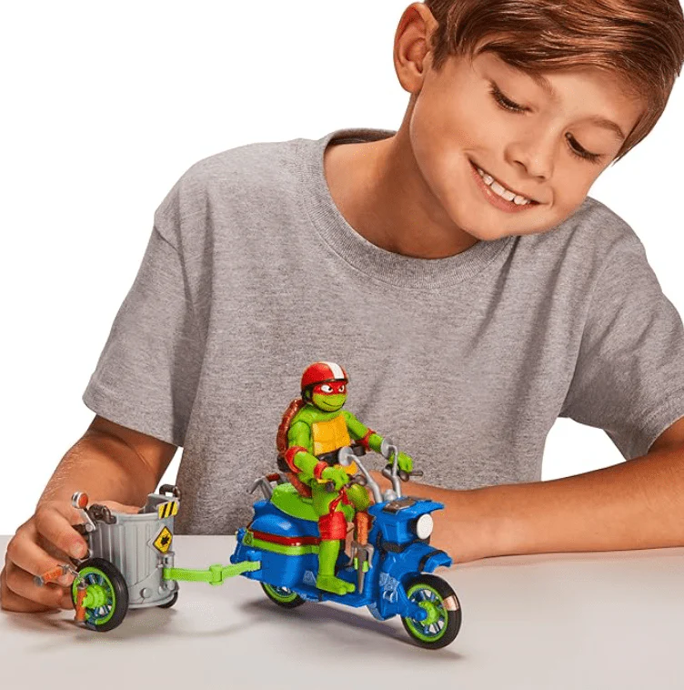 Teenage Mutant Ninja Turtles Ninja Kick Cycle with Raphael Vehicle & Action Figure 83432 - Image 5