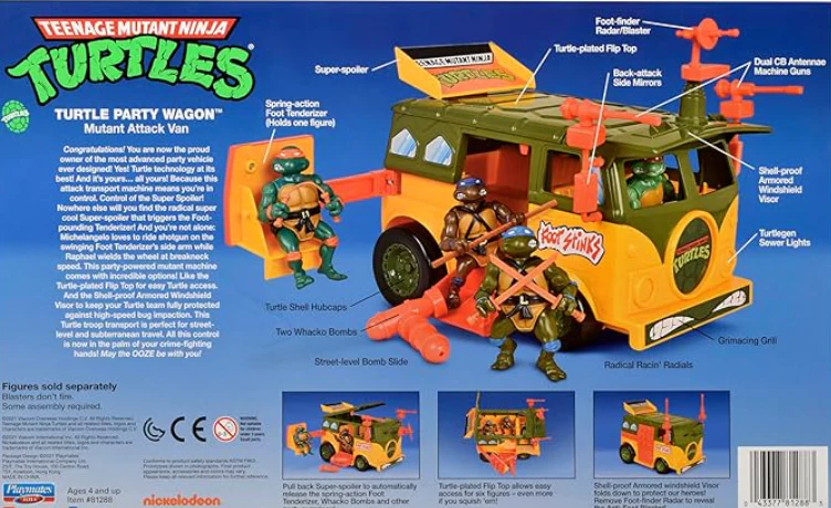 Teenage Mutant Ninja Turtles Party Wagon Vehicle 81288 - Image 3