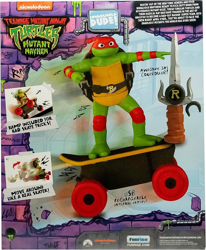 Teenage Mutant Ninja Turtles Rc Raph Cowabunga Skate 71039 - Image 6