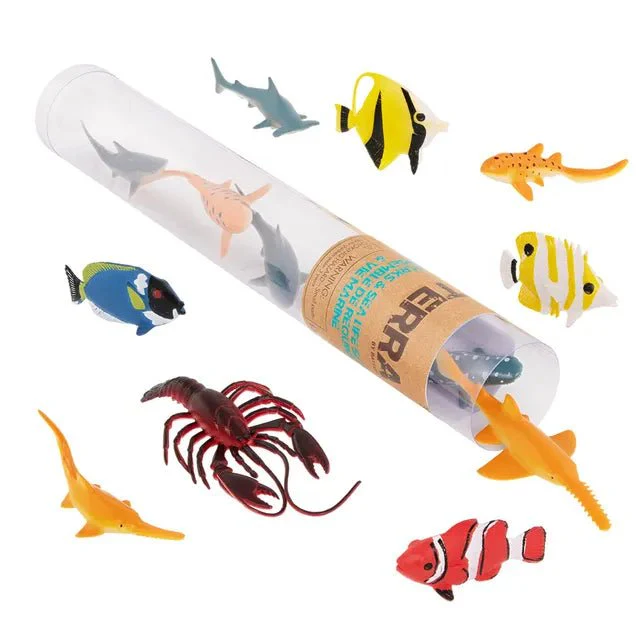 Terra 13-Pcs Ocean Animals 5-12cm AN2881Z - Image 4