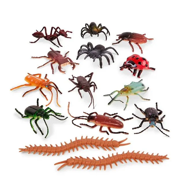 Terra 14-Pcs Insects 4-12cm AN2890Z - Image 2