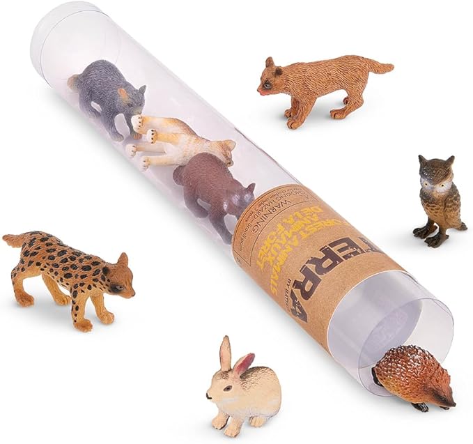 Terra 8-Pcs Forest Animals 4-9cm AN2880Z - Image 3