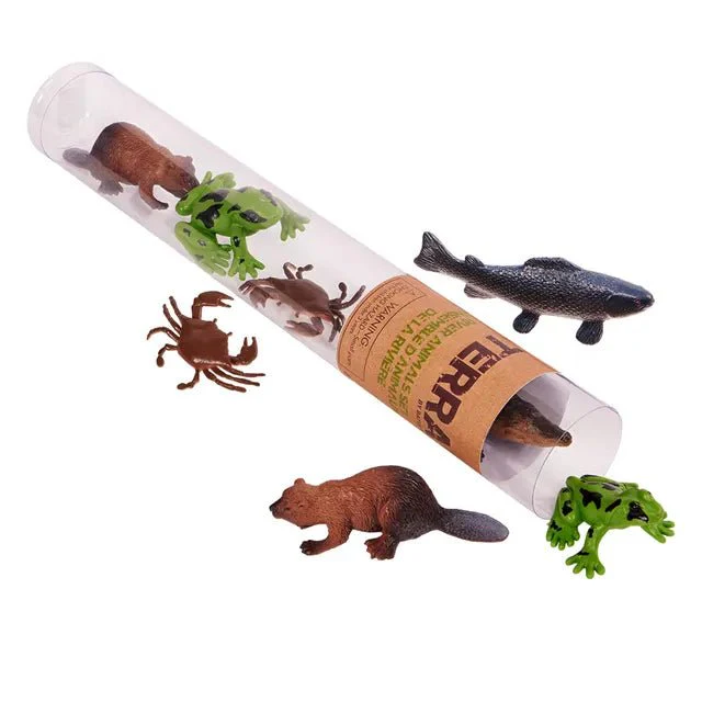 Terra 8-Pcs River Animals 8-12cm AN2888Z - Image 4