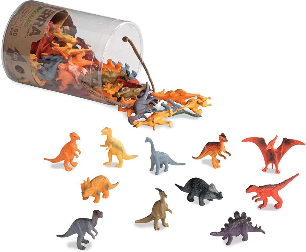 Terra Dinosaur Figures 60-Piece Set AN6003Z