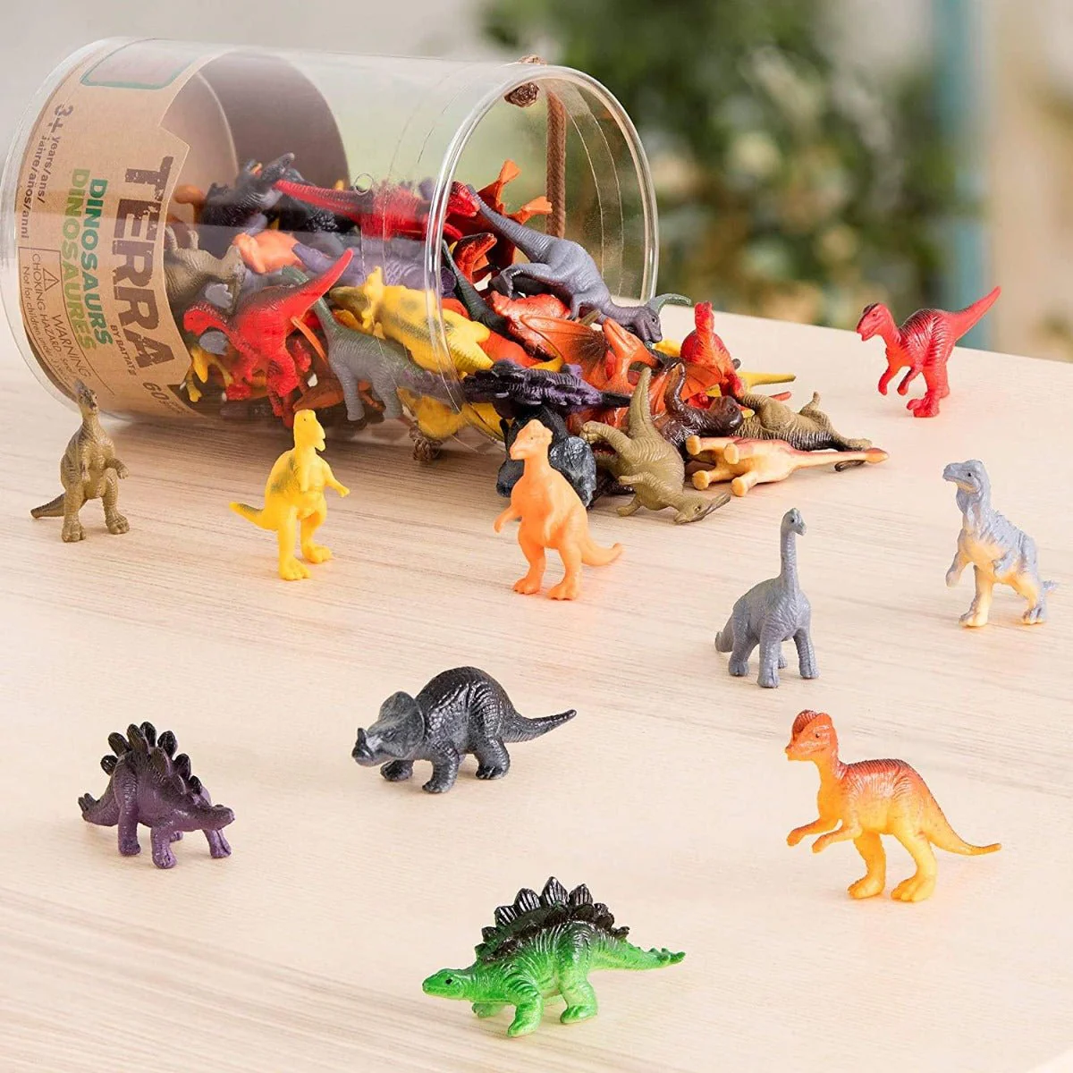 Terra Dinosaur Figures 60-Piece Set AN6003Z - Image 4