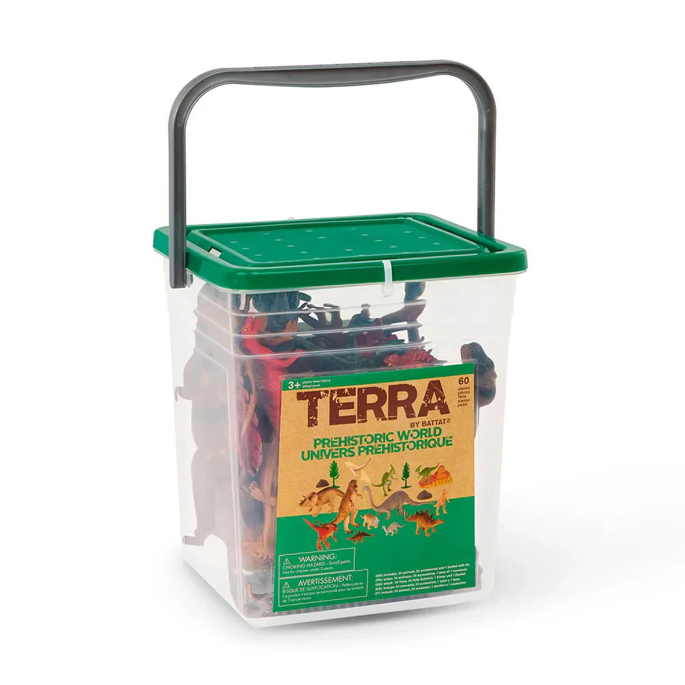 Terra Prehistoric World In Bucket 60pcs AN2933Z - Image 2