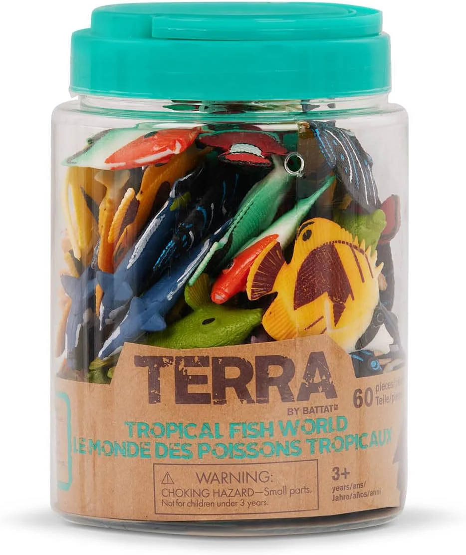 Terra Tub of Tropical Fish World Figures 60pcs AN2877Z