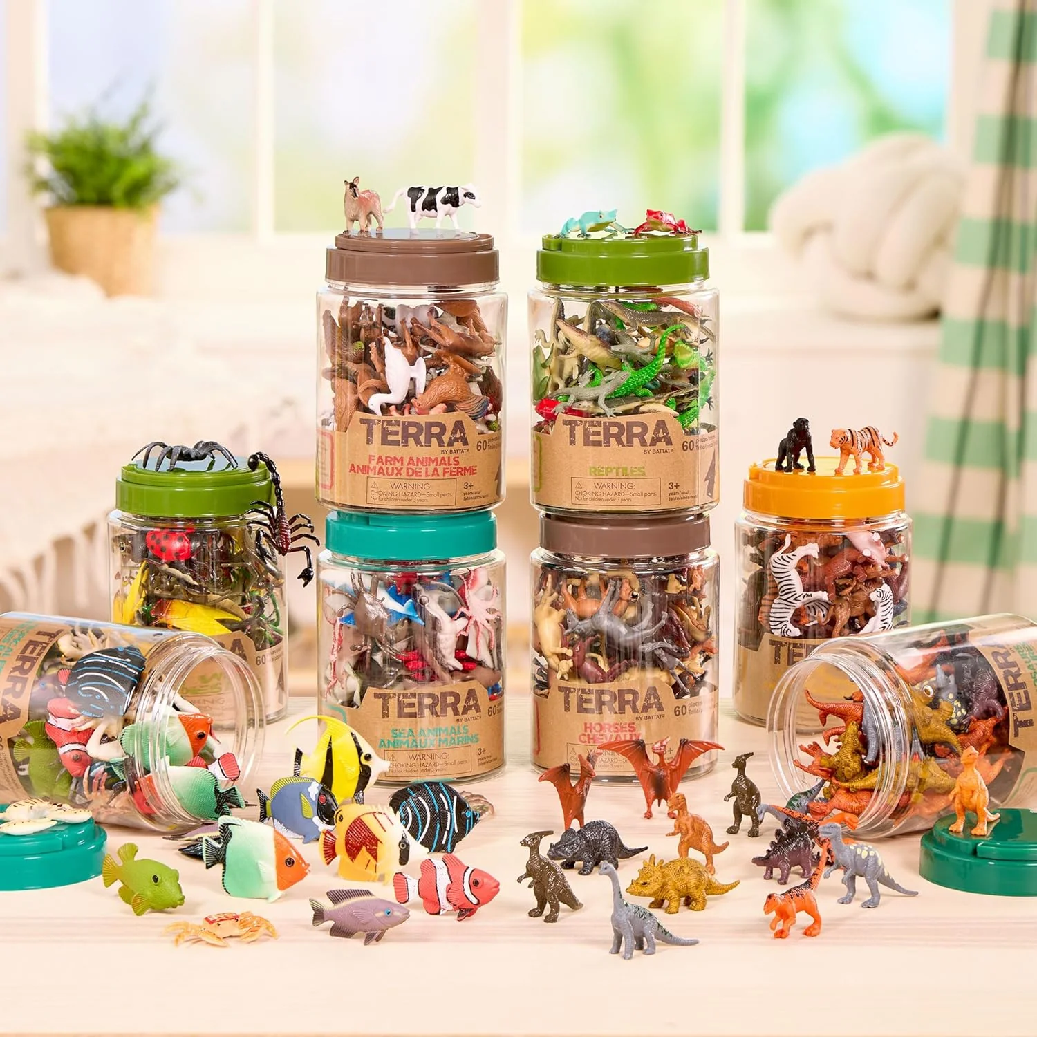 Terra Tub of Tropical Fish World Figures 60pcs AN2877Z - Image 6