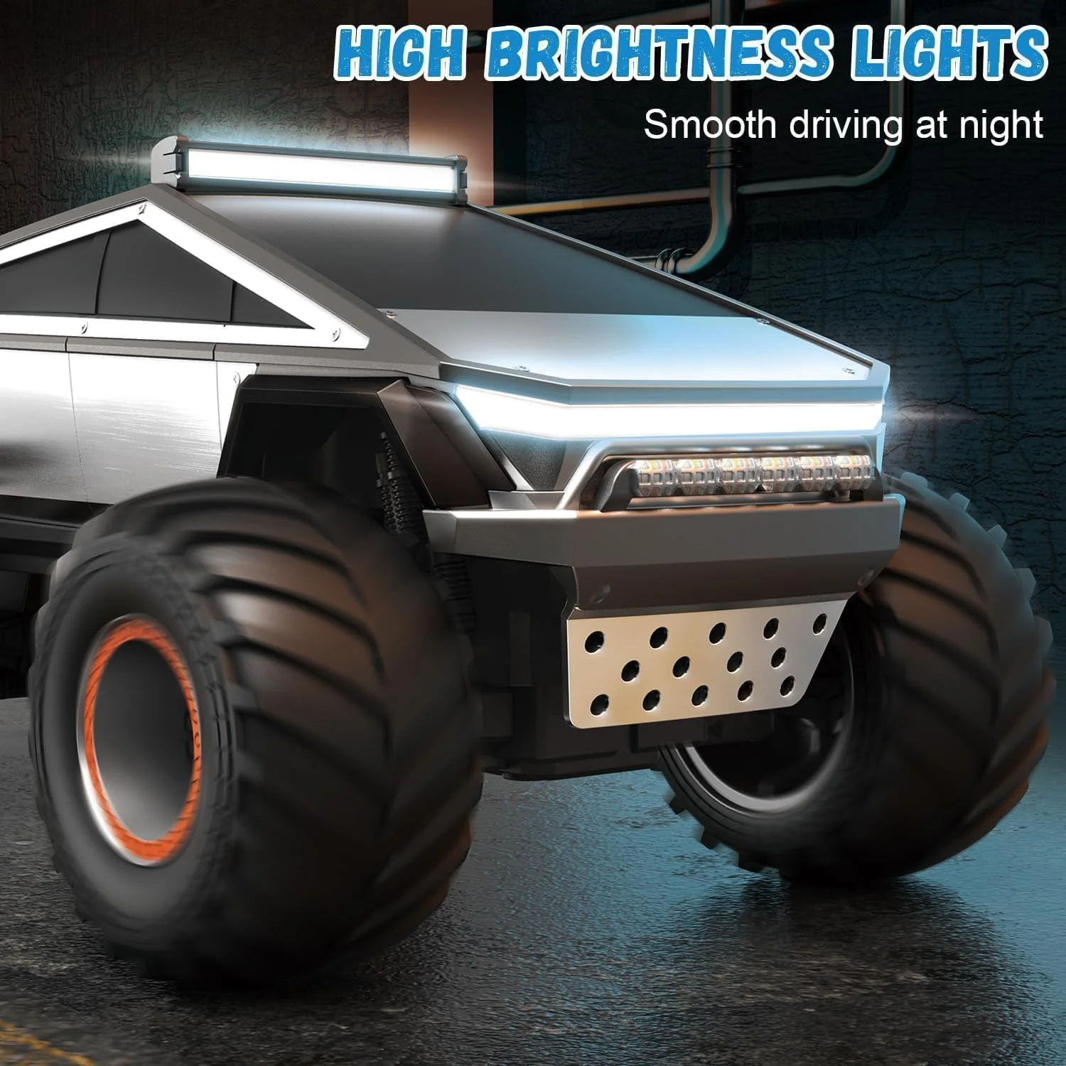 Tesla Cybertruck Monster Pick-Up RC Car D898 - Image 5
