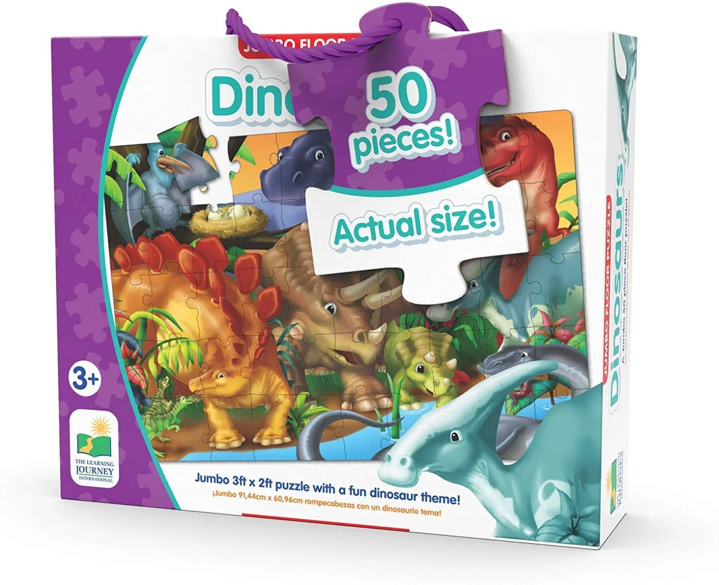 The Learning Journey Jumbo Floor Puzzles Dinosaurs 50pcs 435229
