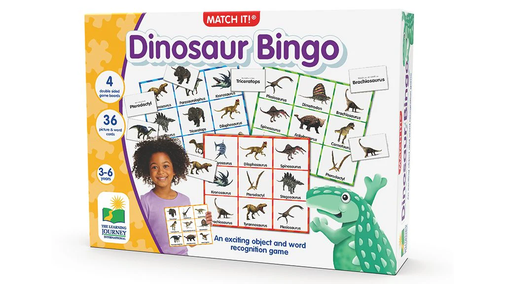The Learning Journey - Match It! Dinosaur Bingo 180617