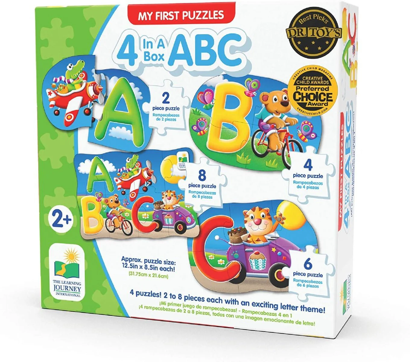 The Learning Journey My First Puzzles 4 in a Box ABC 631492