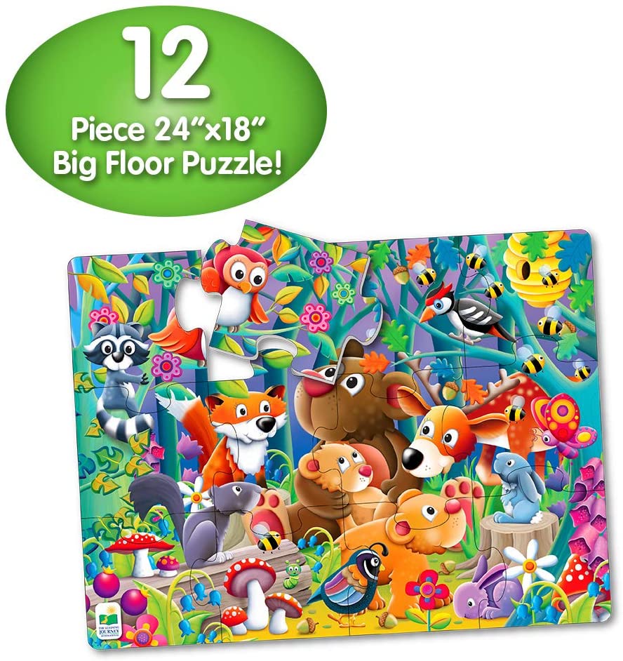 The Learning Journey My First Woodland Friends Puzzle 12pcs 108109 - Image 2