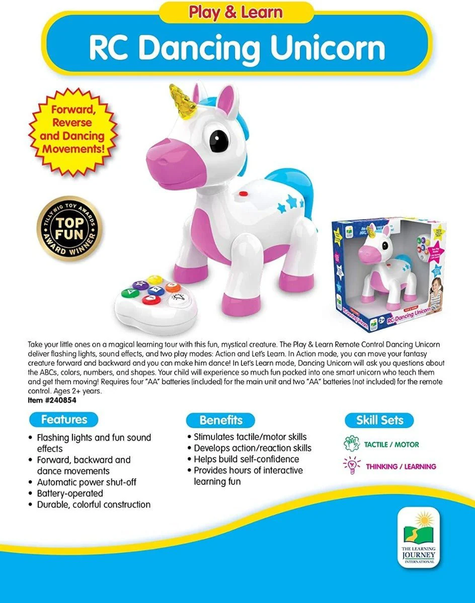 The Learning Journey Play & Learn RC Dancing Unicorn 240854 - Image 4