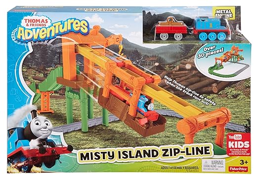Thomas and Friends Adventures Misty Island Zipline Playset FBC60 - Image 5