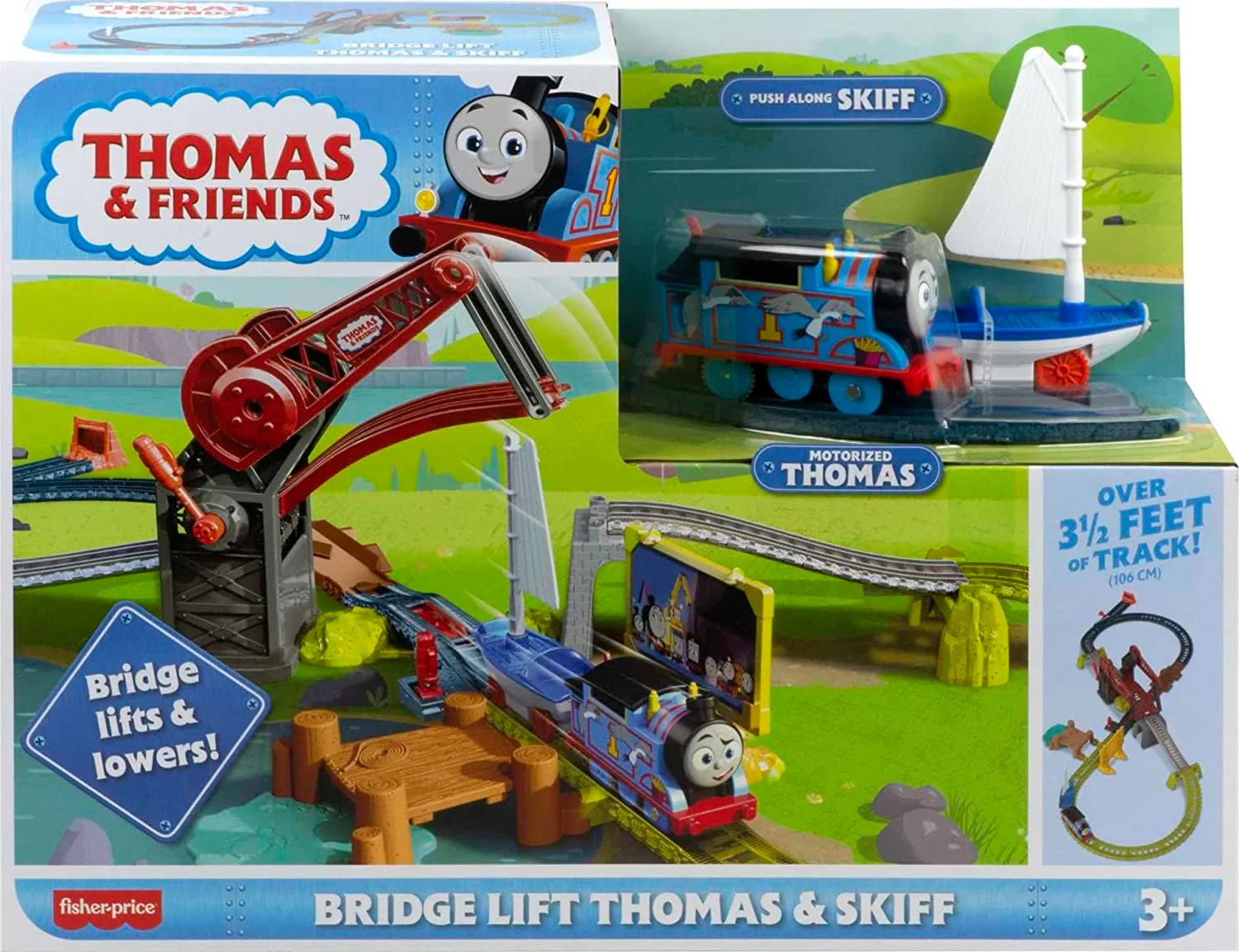 Thomas And Friends Bridge Lift Thomas And Skiff Refresh HGX65