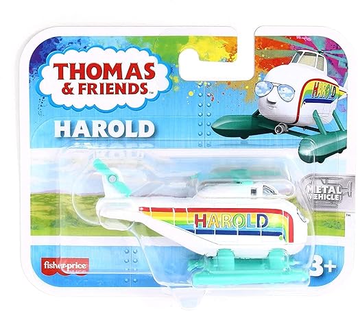 Thomas & Friends Trackmaster Push Along Harold FXX04/GCK93 - Image 2