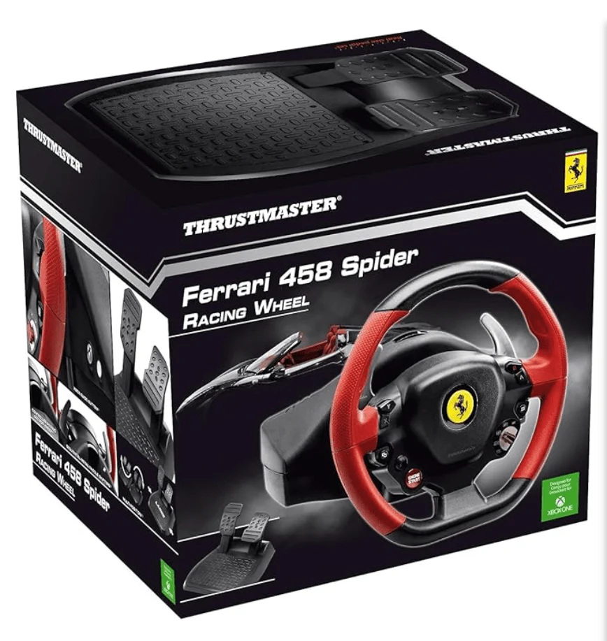 Thrustmaster Ferrari 458 Spider Racing Wheel for Xbox One