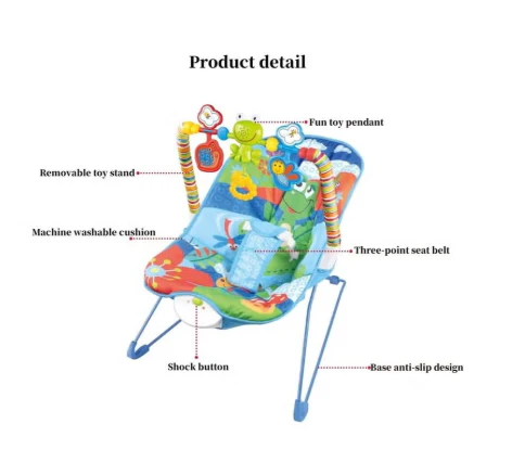 Tiibaby Cartoon Deluxe Bouncer 68133 - Image 2