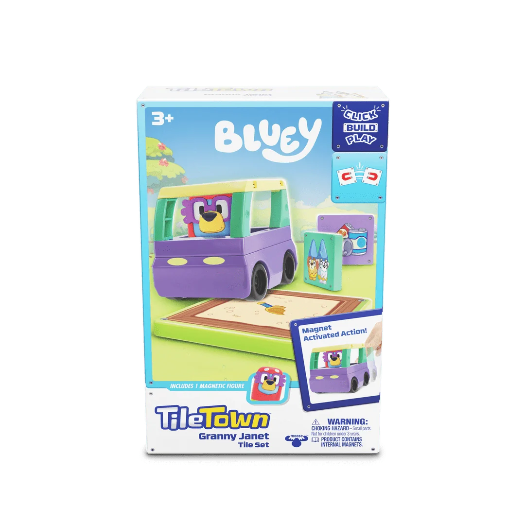 Tile Town Bluey Booster Pack Granny Bluey 82098