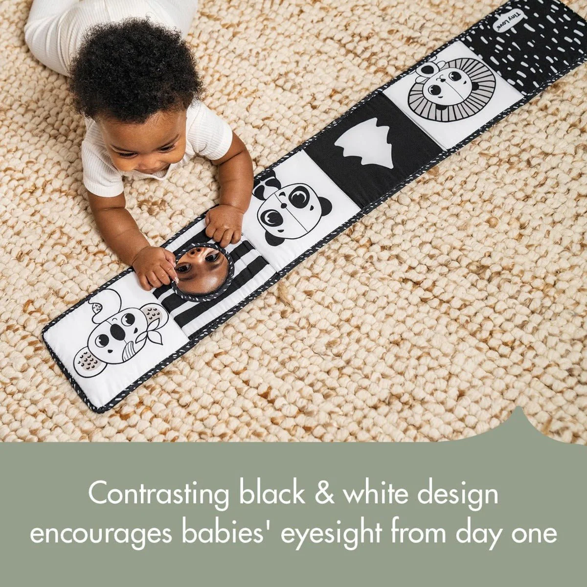 Tiny Love Double Sided Book Black&White Decor 1118900 - Image 6