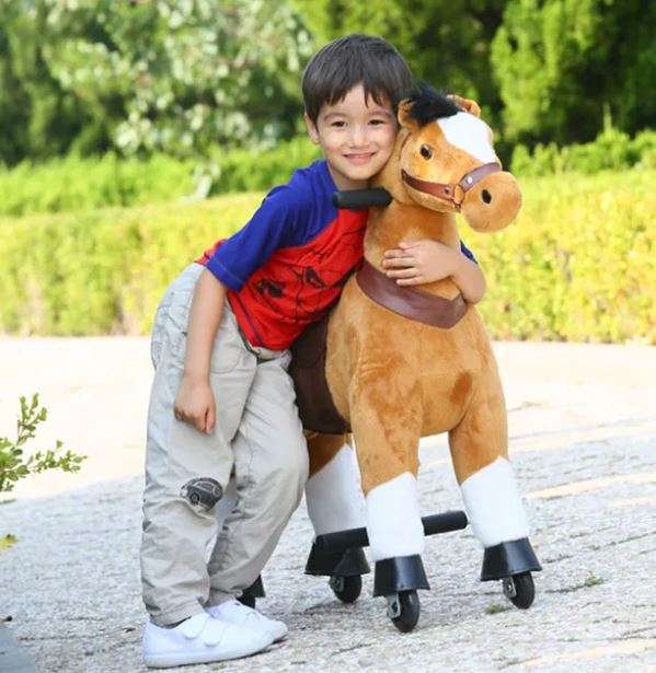 Tobys Ponycycle Light Brown Horse Rideamal TB-2007 - Image 4
