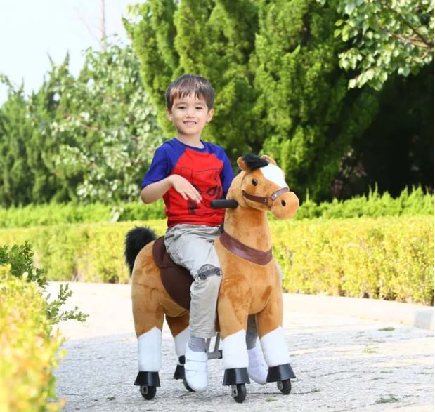 Tobys Ponycycle Light Brown Horse Rideamal TB-2007 - Image 5