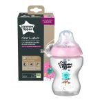 Tommee Tippee Baby Bottle Easy-Vent Girl 260ml 0M+ TT42250287