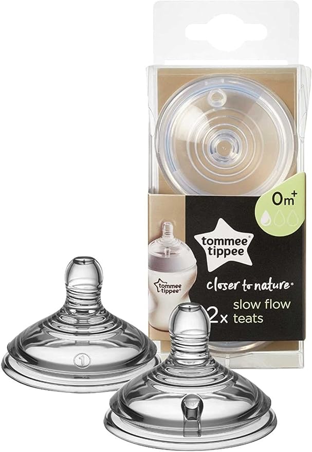 Tommee Tippee Closer to Nature Slow Flow Teats 0m+ TT42212010