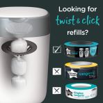 Tommee Tippee Nappy Disposal Sangenic Tec Refills, pack of 3