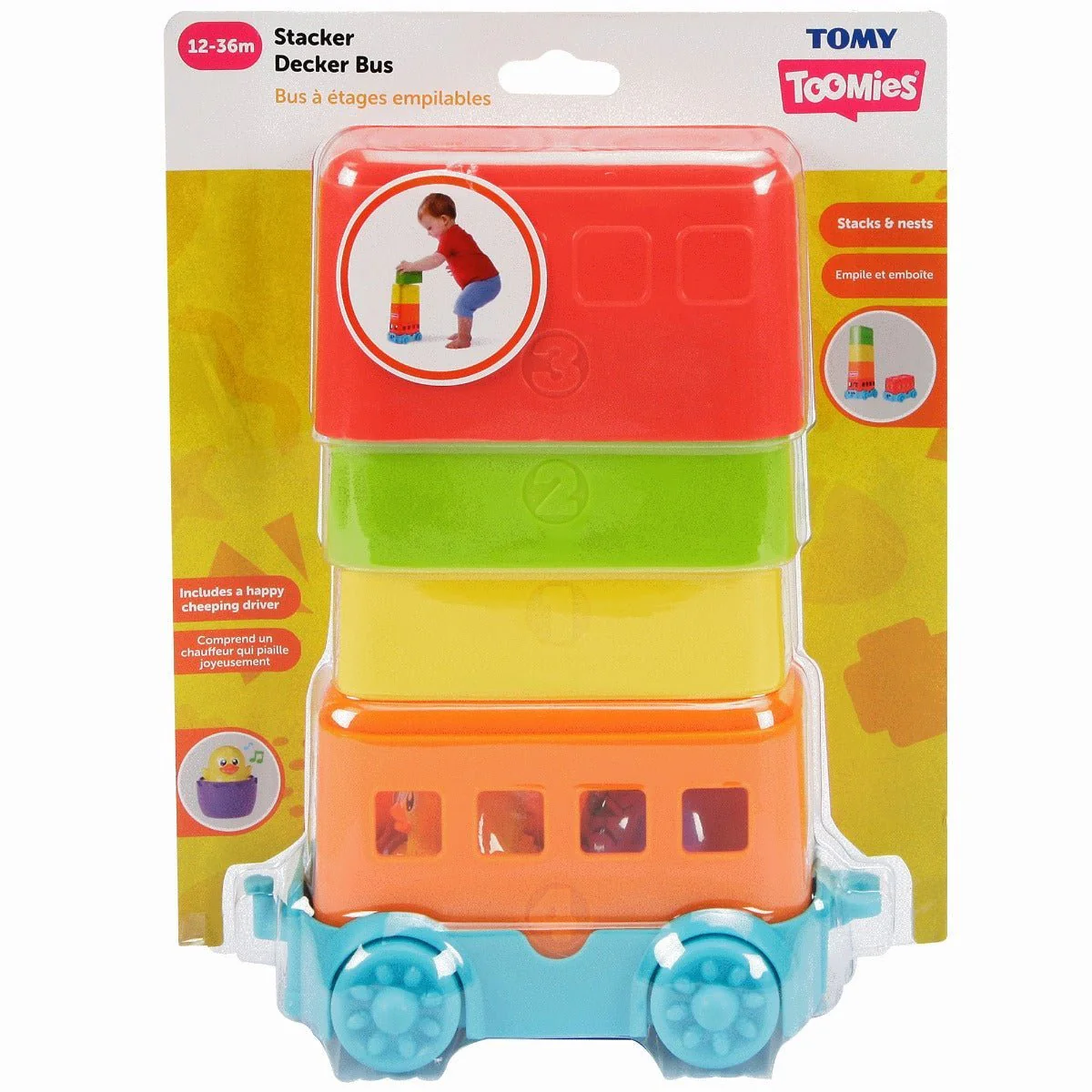 Tomy Toomies Stacker Decker Bus E73220C