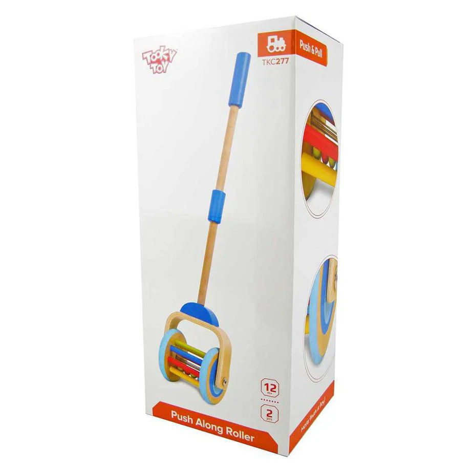 Tooky Toy - Push Along Jingling Roller