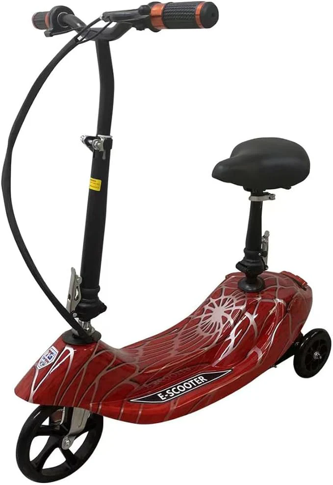 Top Gear Electric Scooter with Seat Red 24V