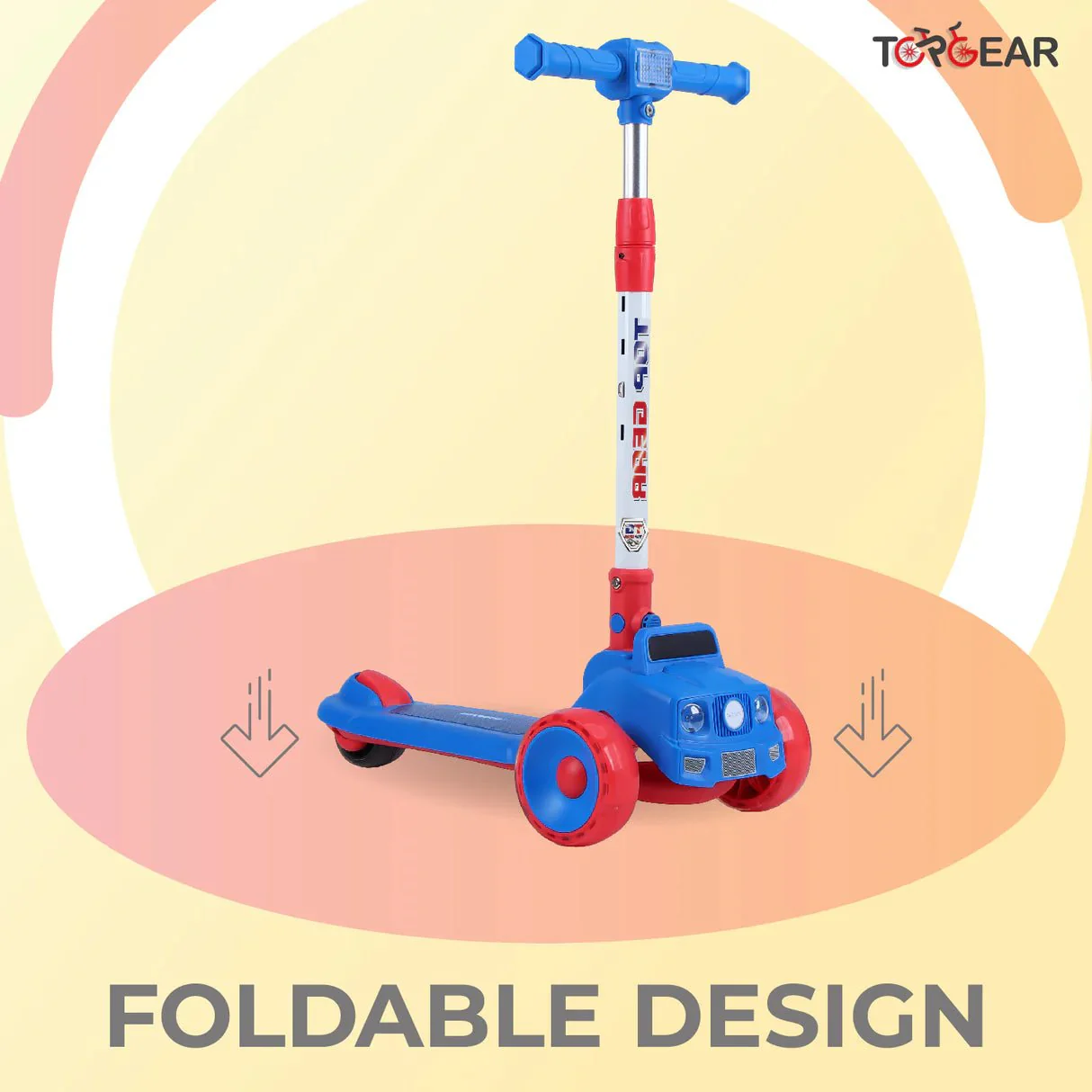 Top Gear Kick Scooter Blue TG-865 - Image 2