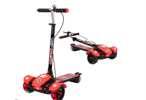 Top Gear Kick Scooter with Brake Red TG-119