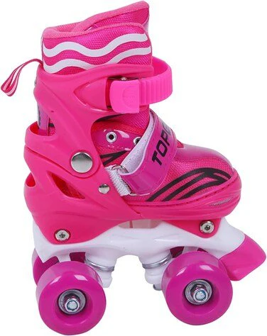 Top Gear Quad Skate Shoes 31-34 Pink TG-9008 - Image 2