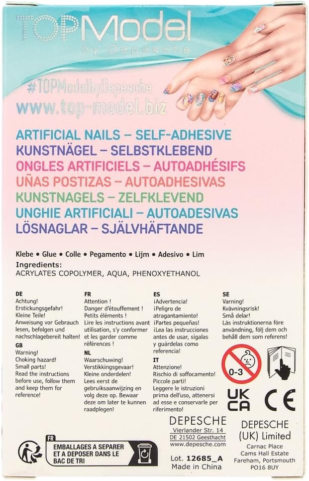 TOPModel Beauty And Me Artificial Flat Nails Kit - Image 2