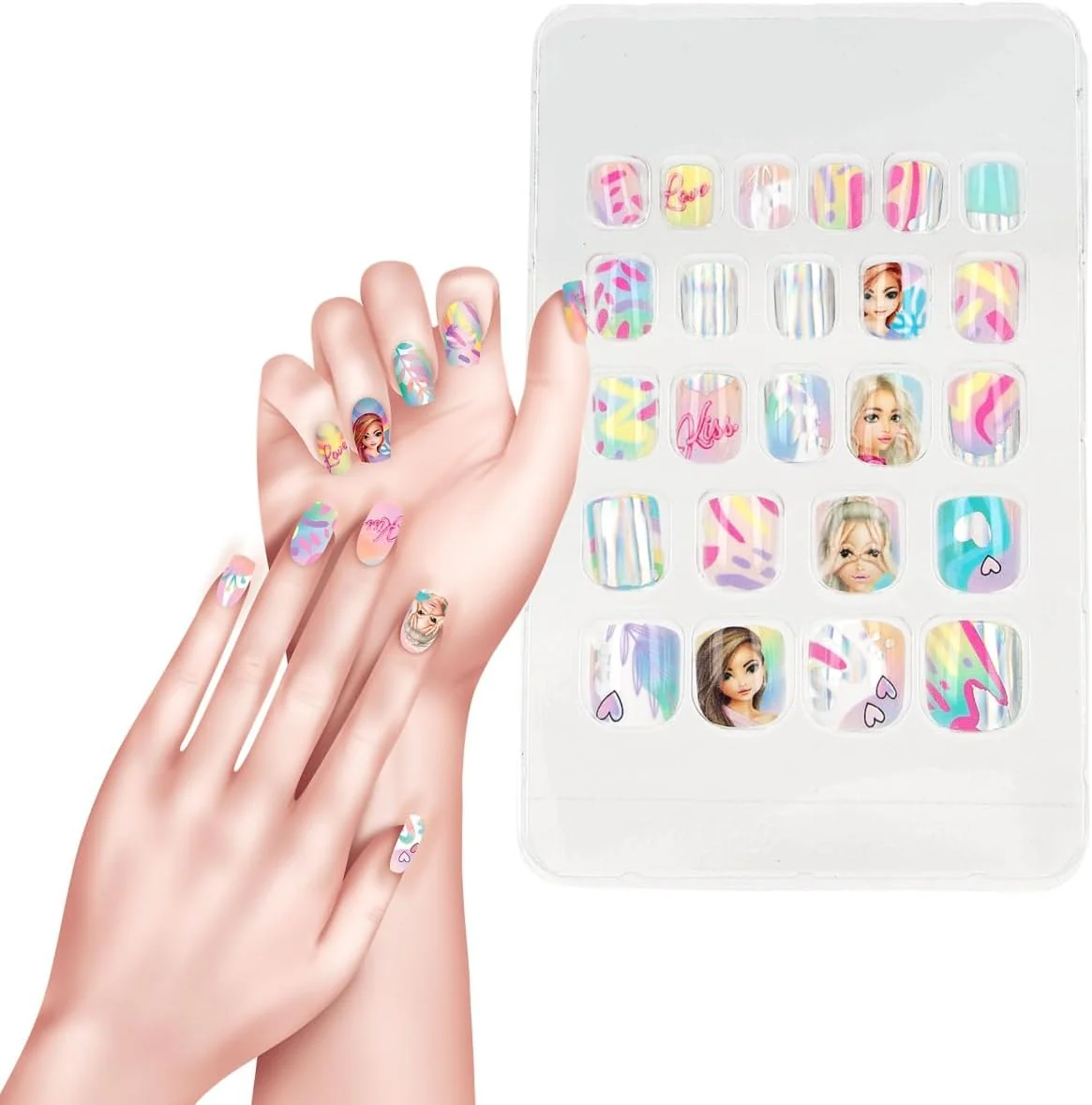 TOPModel Beauty And Me Artificial Flat Nails Kit - Image 3