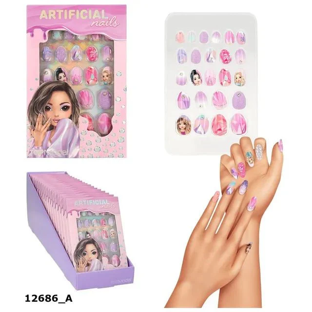 TOPModel Beauty And Me Artificial Pointed Nails Kit - Image 2
