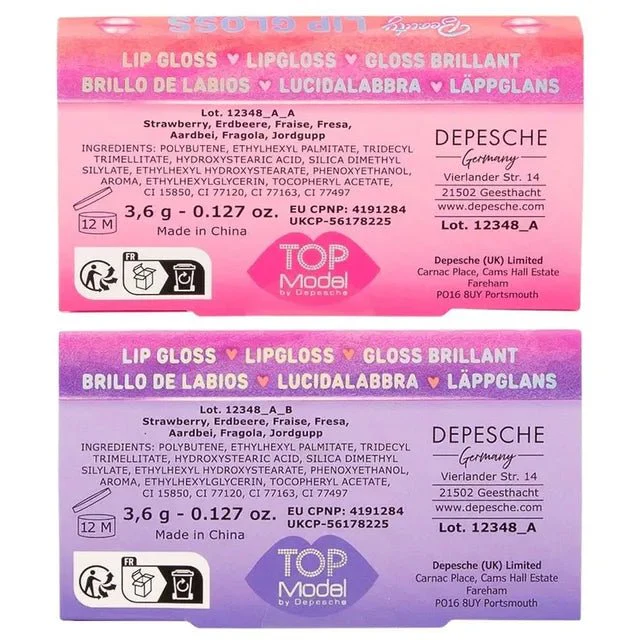 TOPModel Beauty And Me Lip Shaped Case Lip Gloss - Image 4