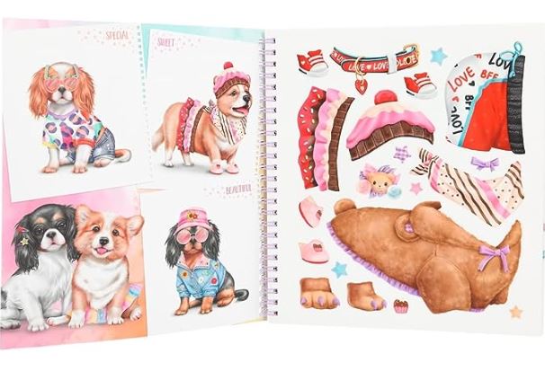 TOPModel Create Your Doggy Colouring Book TM-12164 - Image 3