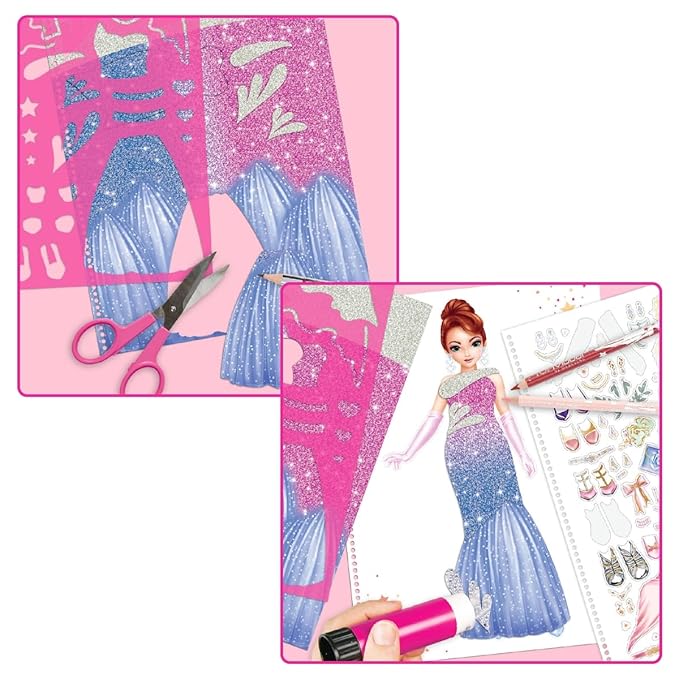 TOPModel Create Your Glamour Special Coloring Book - Image 3