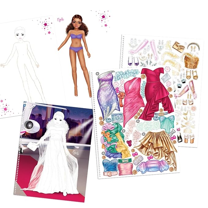 TOPModel Create Your Glamour Special Coloring Book - Image 5