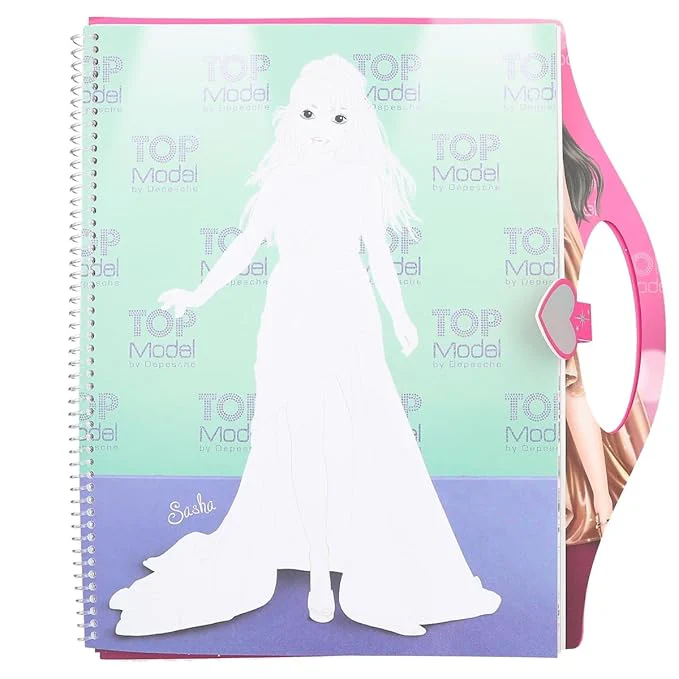 TOPModel Create Your Glamour Special Coloring Book - Image 6