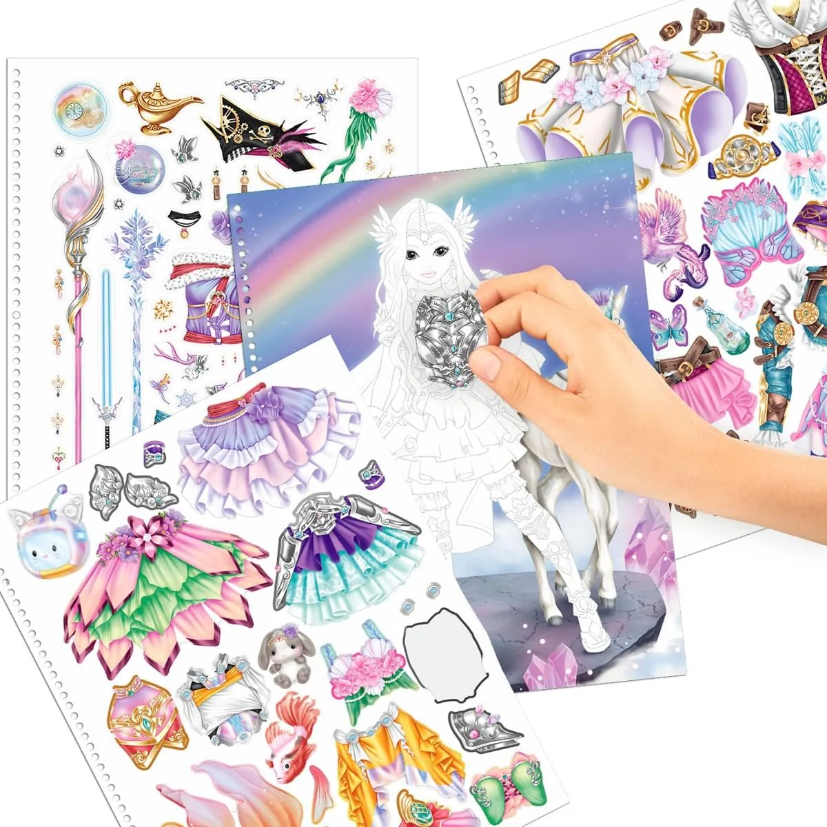 TOPModel Create Your Top Model Colouring Book Fantasy TM-12147 - Image 3
